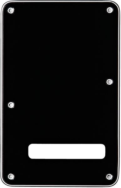 Stratocaster Backplate, 3-Ply, Black