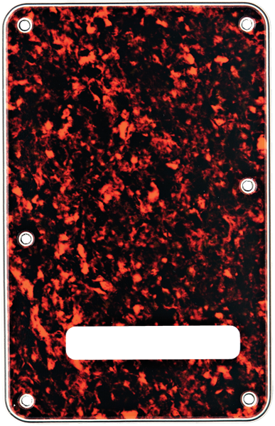 Stratocaster Backplate, 4-Ply, Tortoise Shell