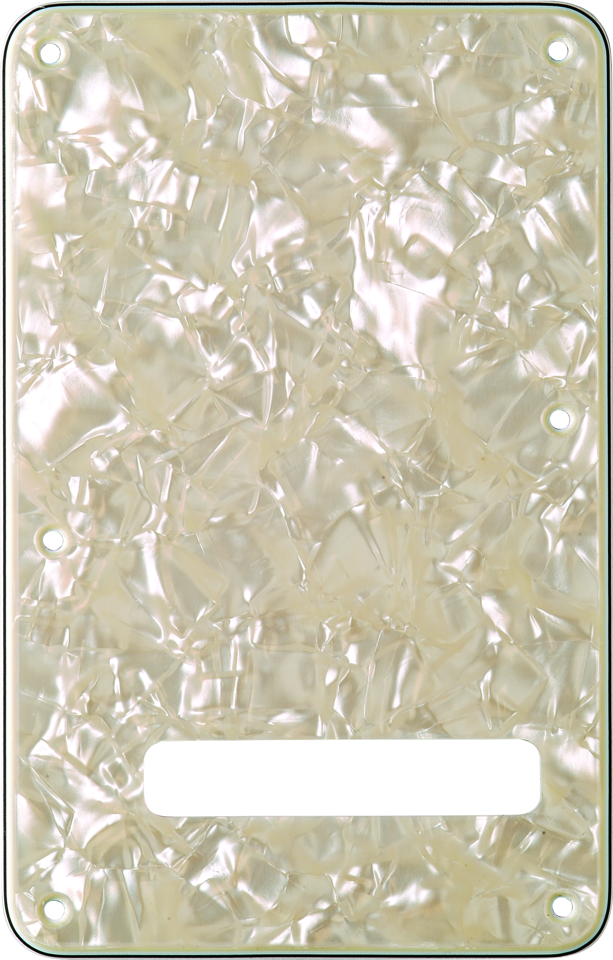 Stratocaster Backplate, 4-Ply, Aged White Moto