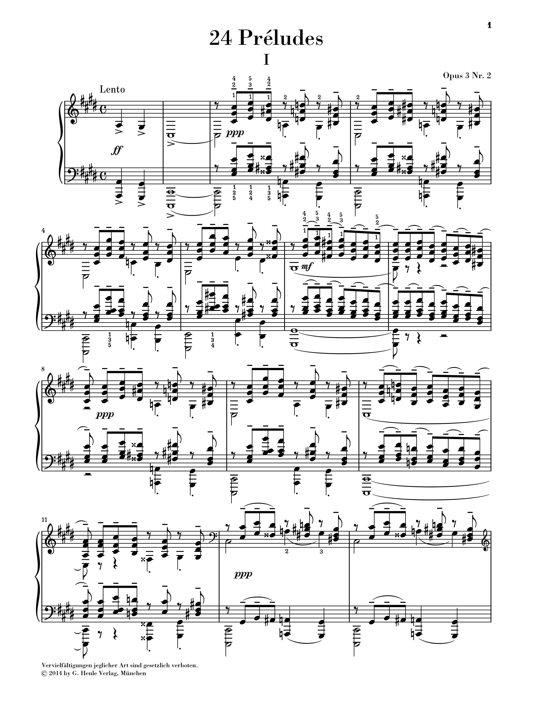 Rachmaninoff: 24 Preludes Piano Solo
