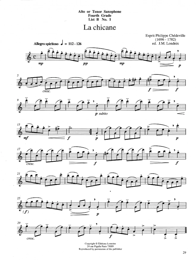 AMEB Alto Saxophone Grade 1- 4 Series 1