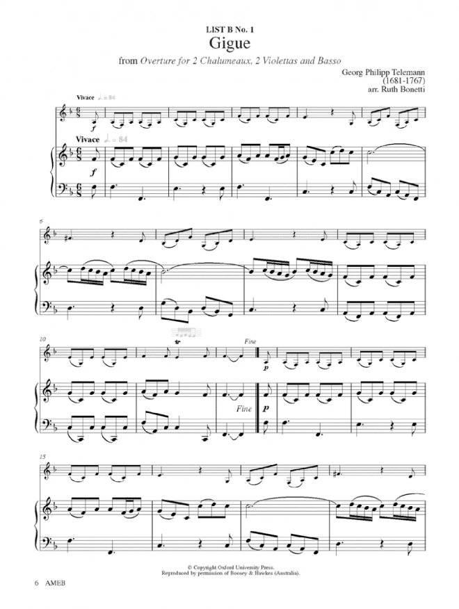 AMEB Clarinet Grade 2 Series 2
