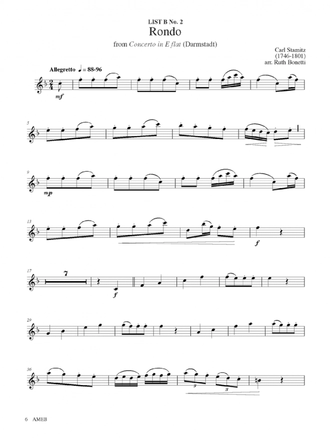 AMEB Clarinet Grade 3 Series 2