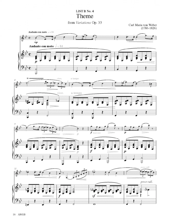 AMEB Clarinet Grade 3 Series 2