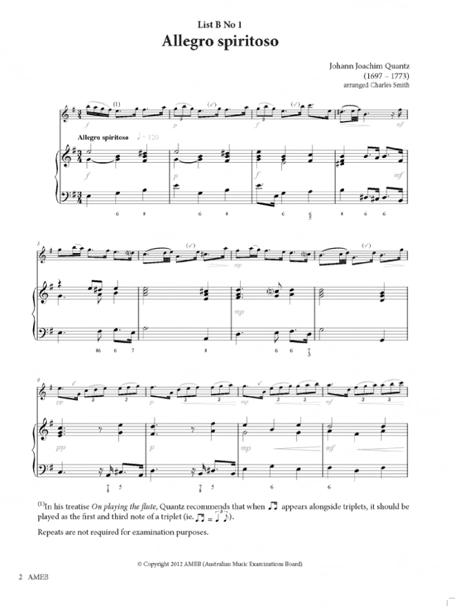 AMEB Flute Grade 5 Series 3