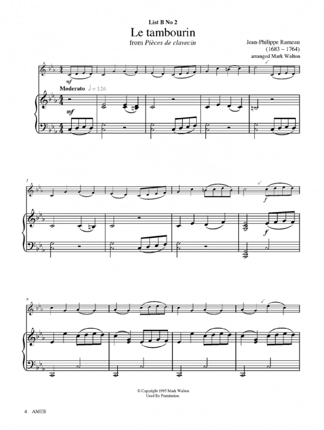 AMEB Alto Saxophone Grade 1 Series 2