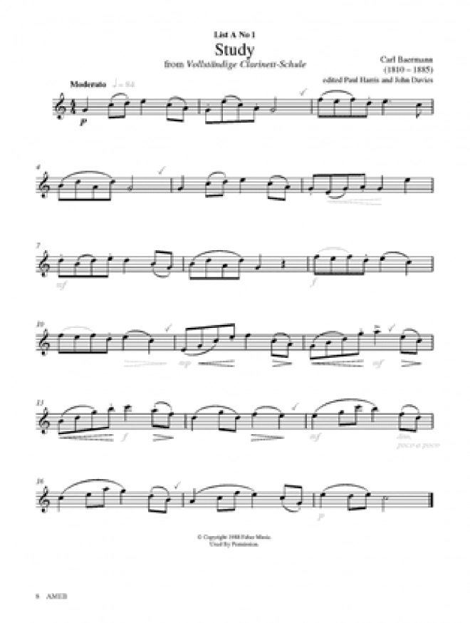 AMEB Alto Saxophone Grade 2 Series 2
