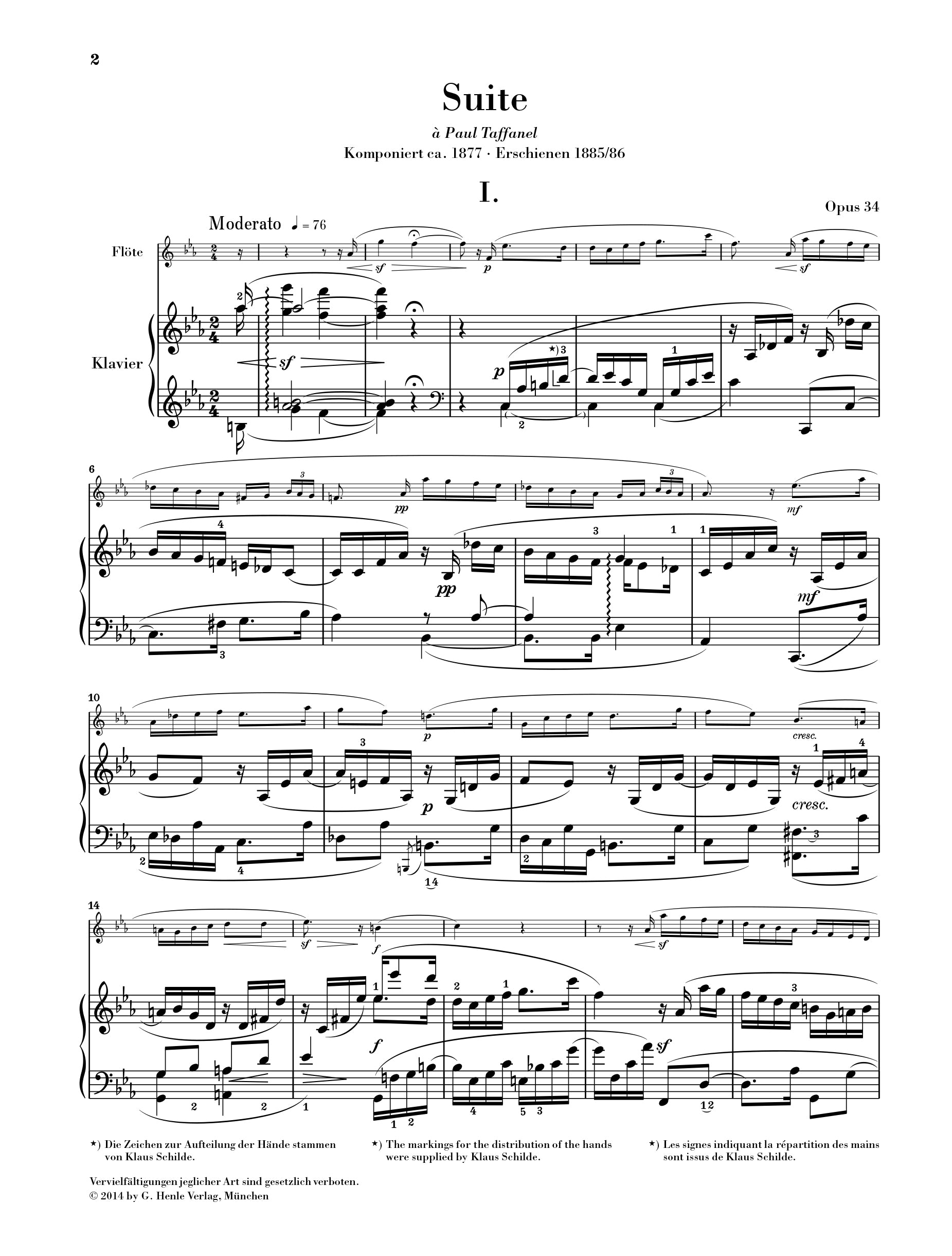 Widor: Suite Op 34 for Flute & Piano