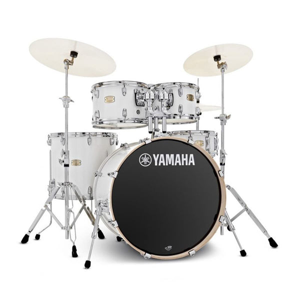 Yamaha Stage Custom Birch Euro Drum Kit, Pure White