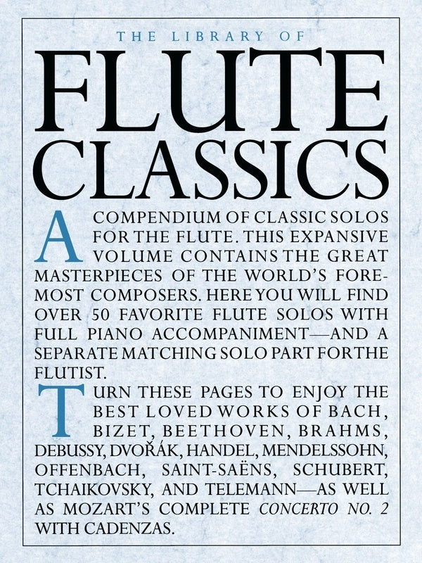 The Library of Flute Classics - Flute/Piano