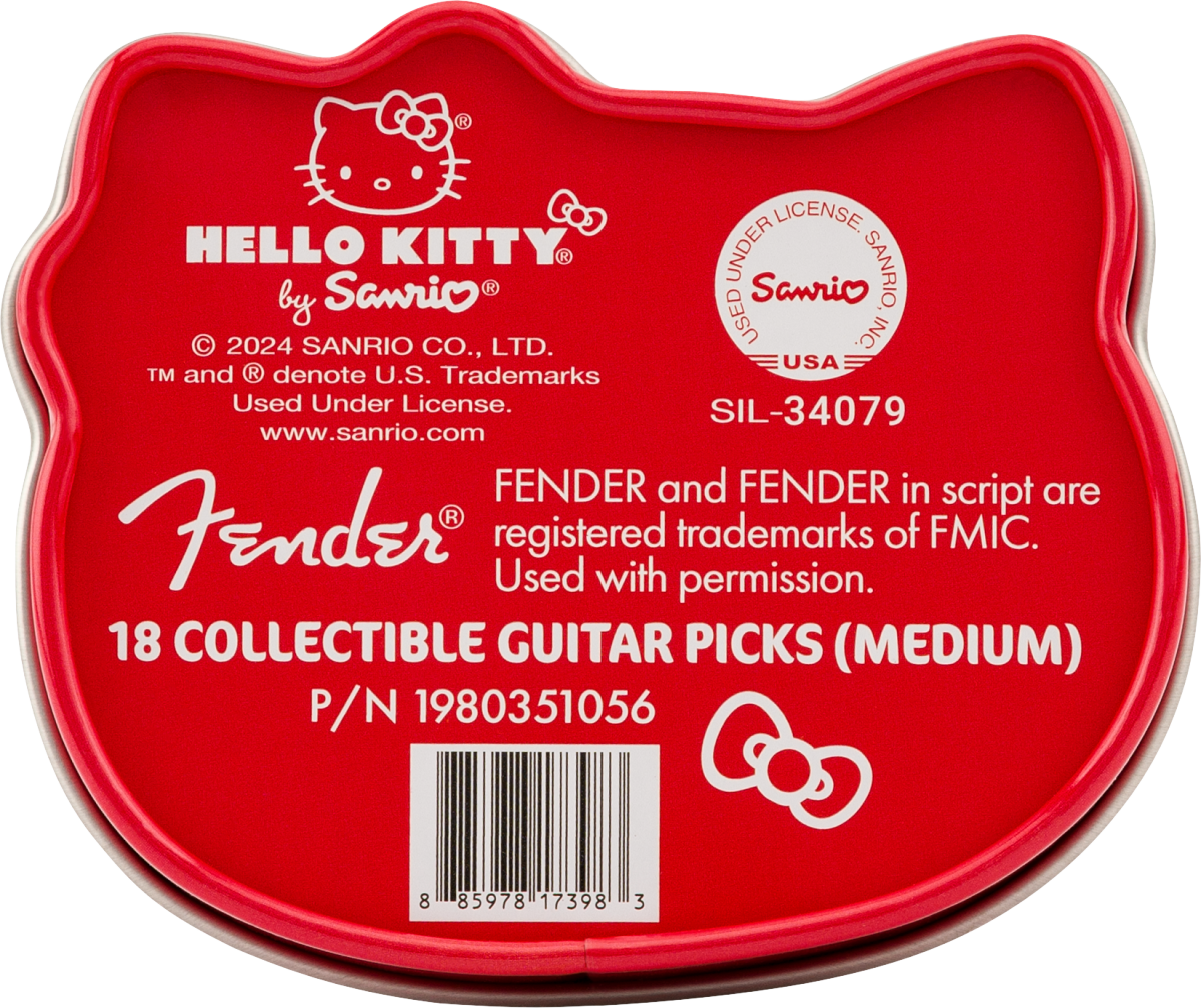 Fender X Hello Kitty 18 Pack Pick Tin