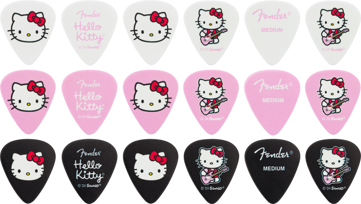 Fender X Hello Kitty 18 Pack Pick Tin
