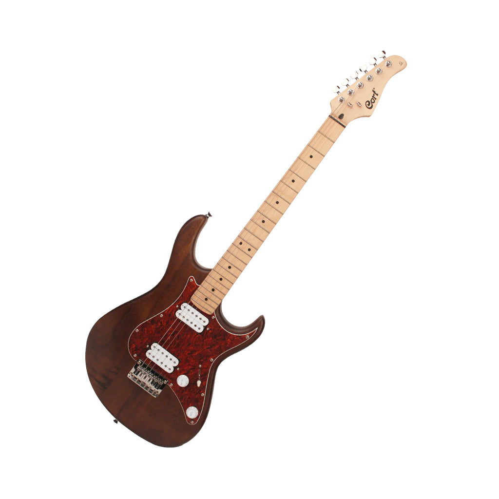 Cort G100 HH Electric Guitar, Open Pore Walnut