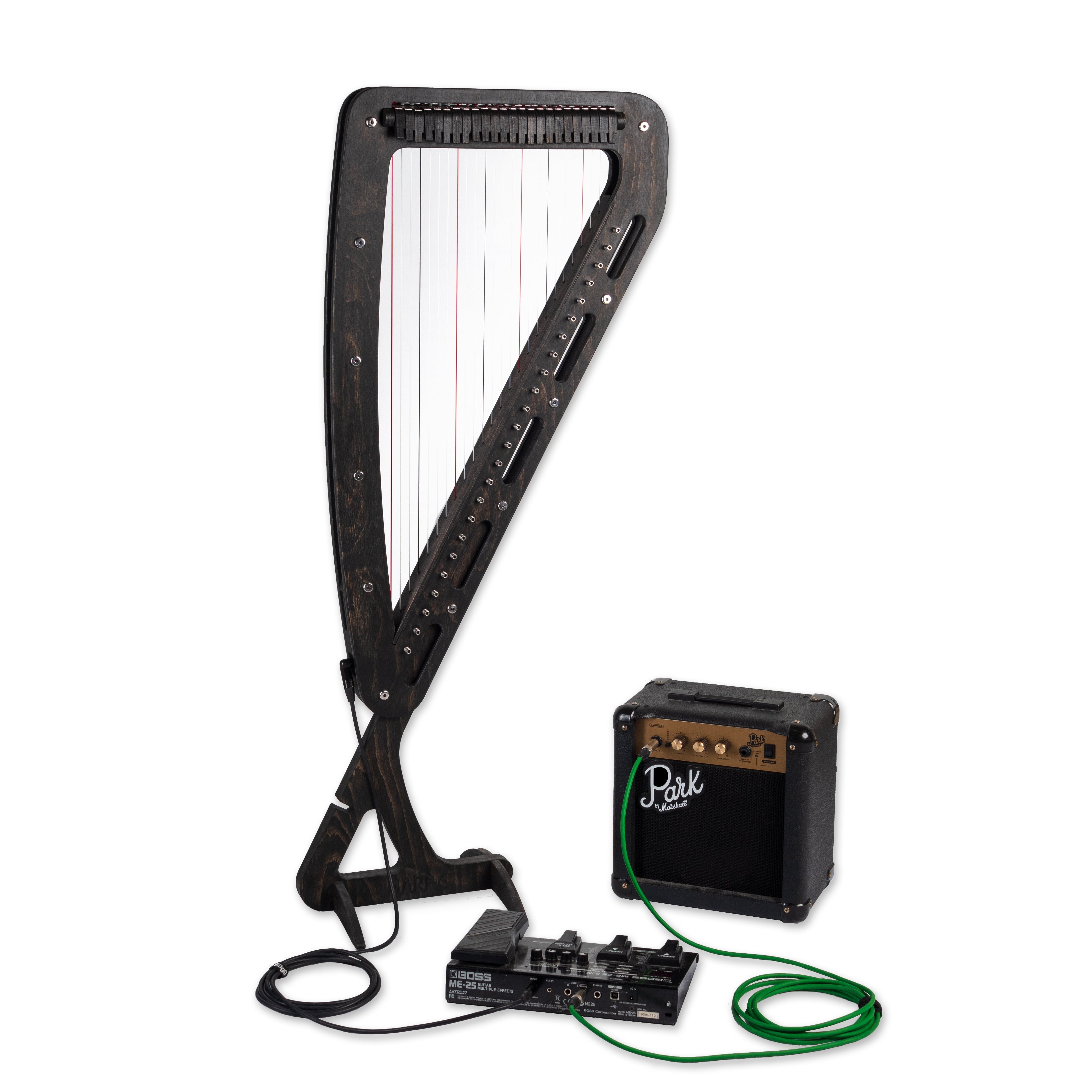 Harp-E - 24 Sting Harp with Carry Bag and carry straps included