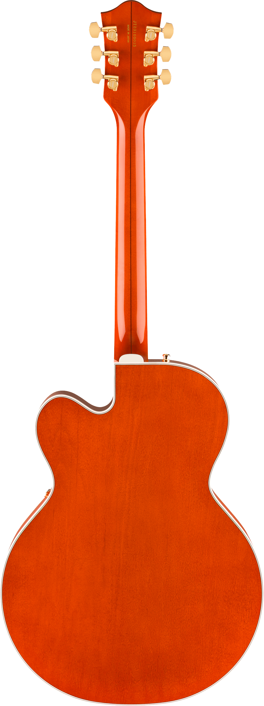 Nashville Hollow Body w/ String-Thru Bigsby & Gold Hardware, Orange Stain