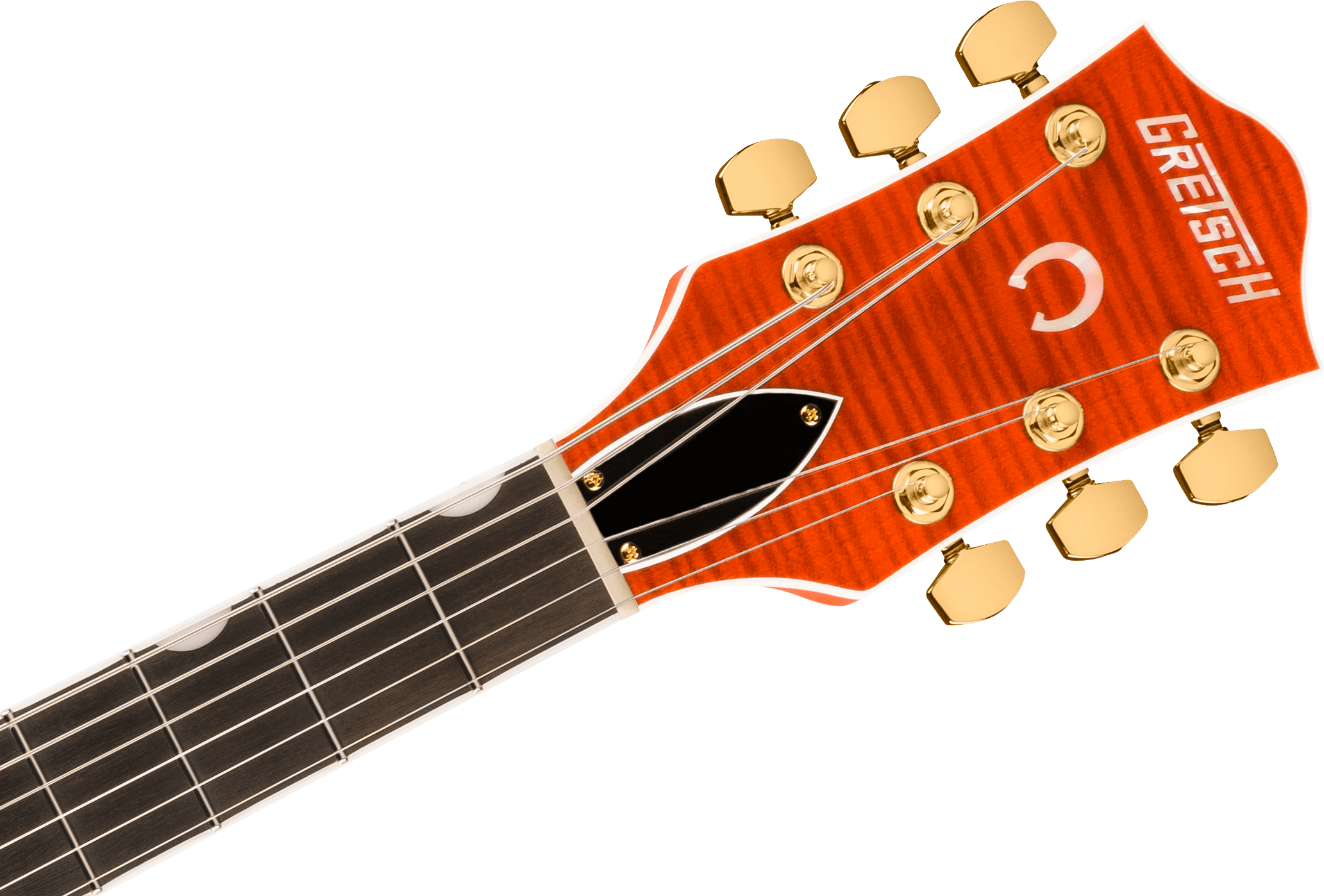 Nashville Hollow Body w/ String-Thru Bigsby & Gold Hardware, Orange Stain