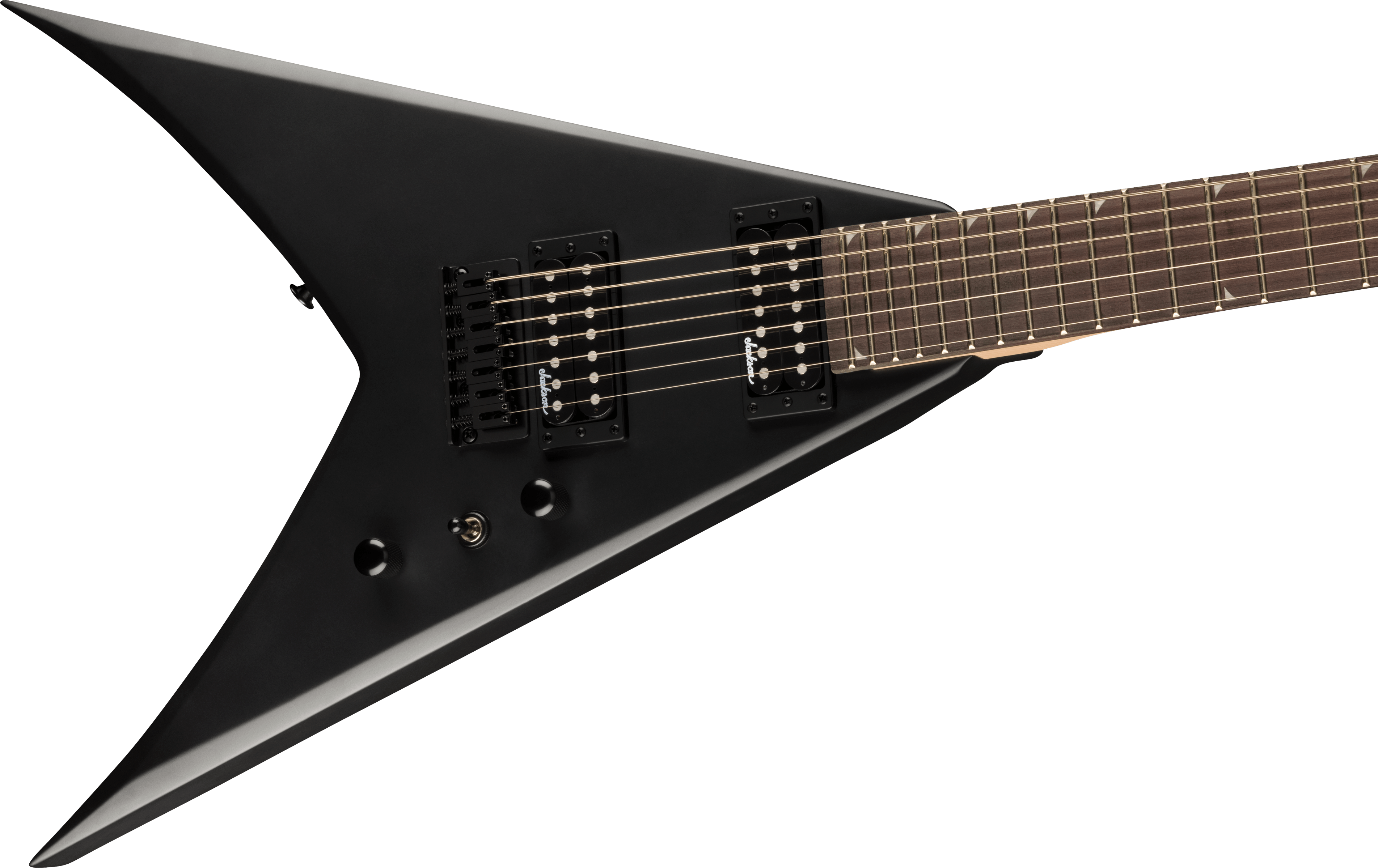 Jackson JS Series King V JS22-7 String, Satin Black
