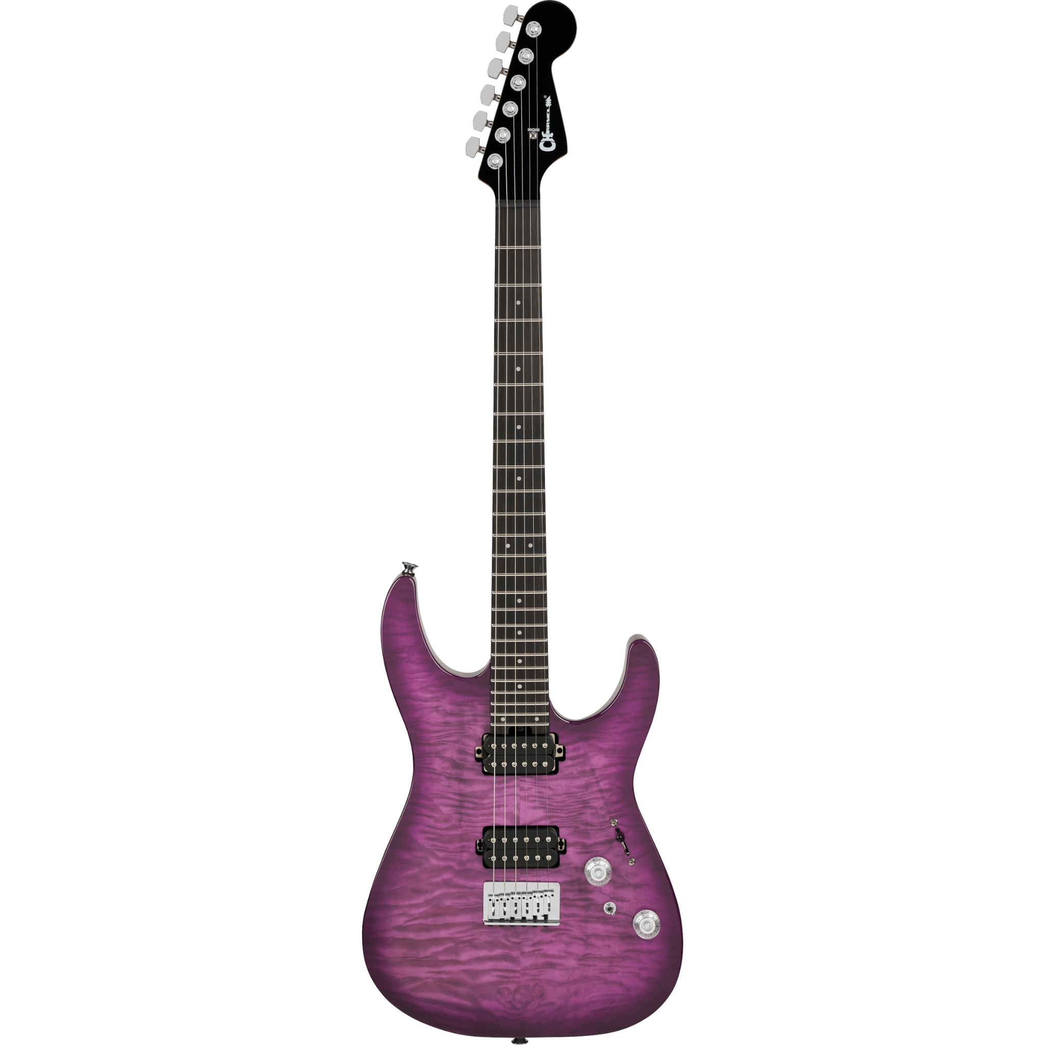 Charvel Pro-Mod Plus DK24 HH HT EB QM, Violet Radiance