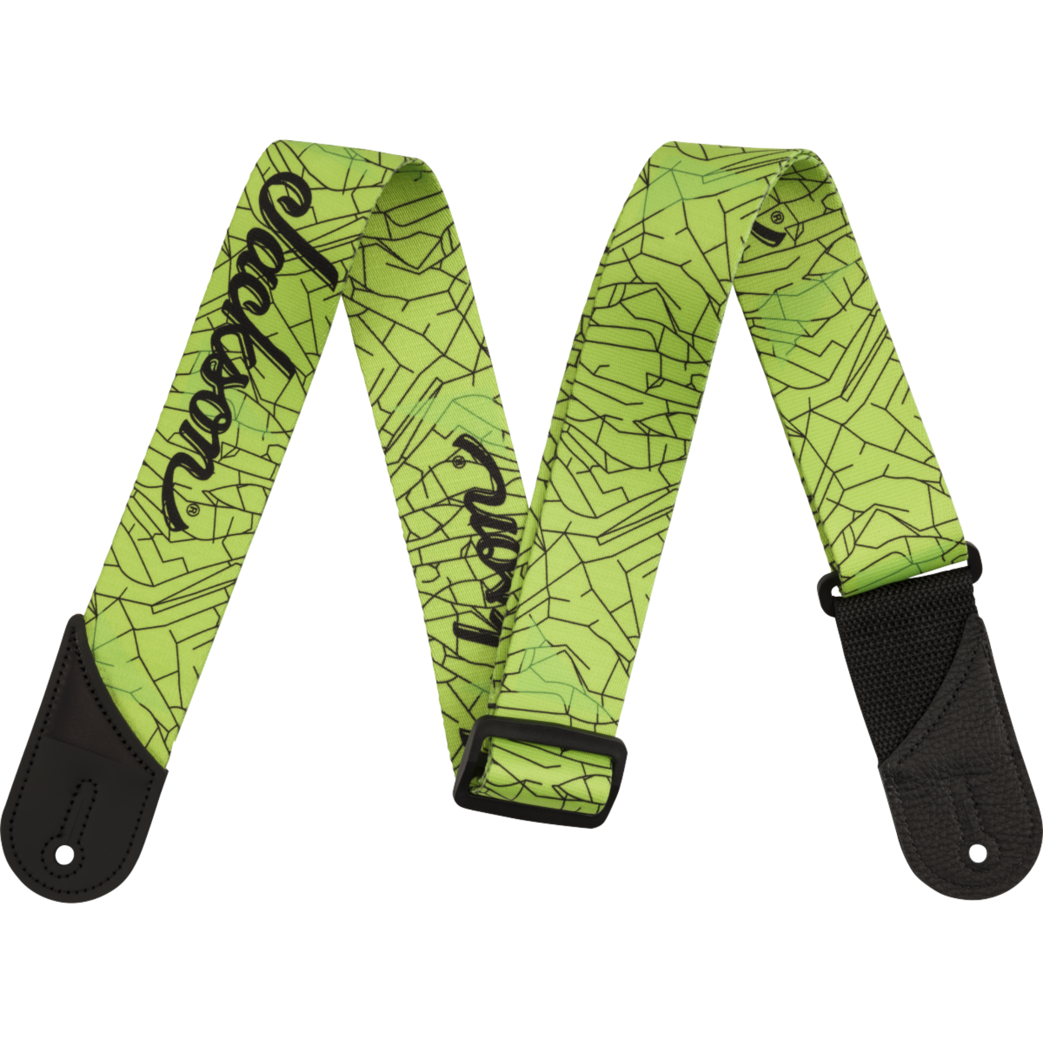 Jackson 2" Cracked Mirror Strap, Green