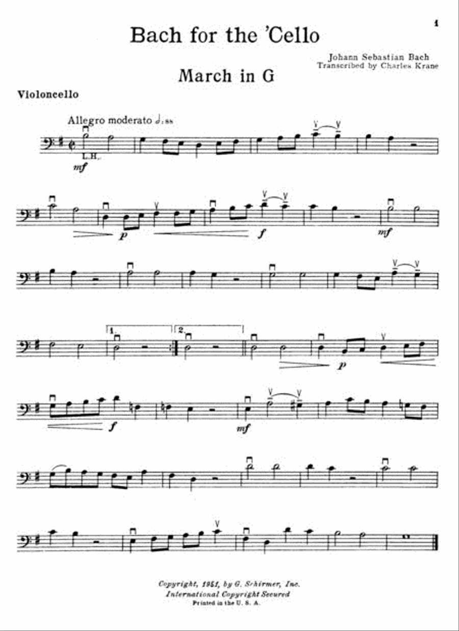 Bach: Bach for Cello