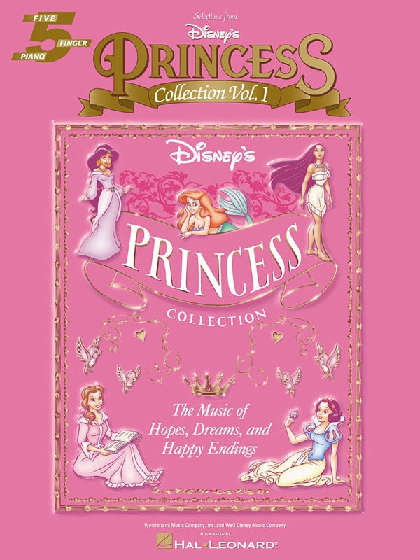 Disney's Princess Collection, Vol. 1 for 5 Finger Piano