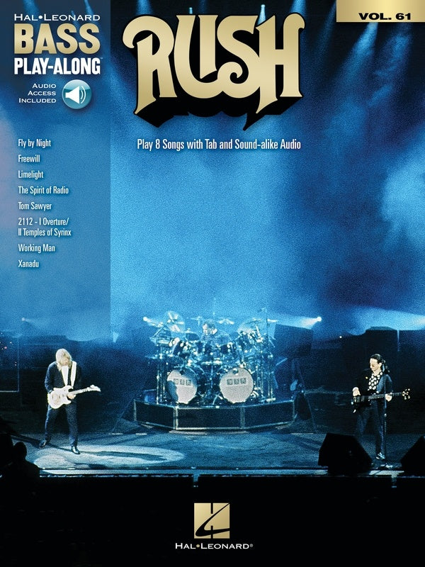 RUSH, Bass Play-Along Volume 61