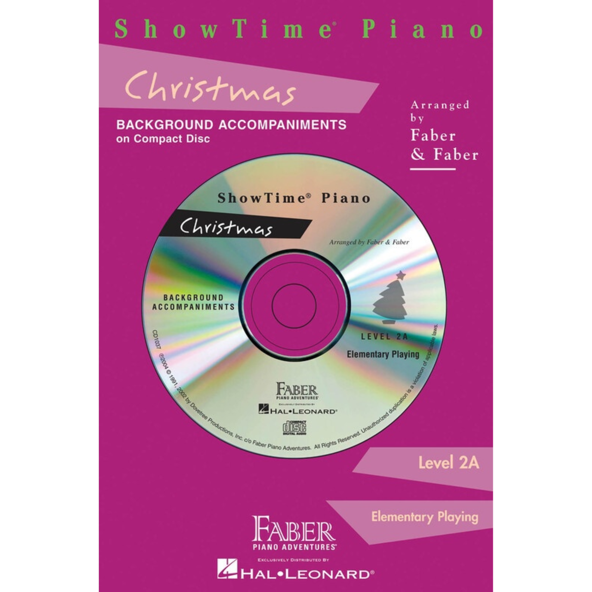 Showtime Piano Christmas Level 2A CD