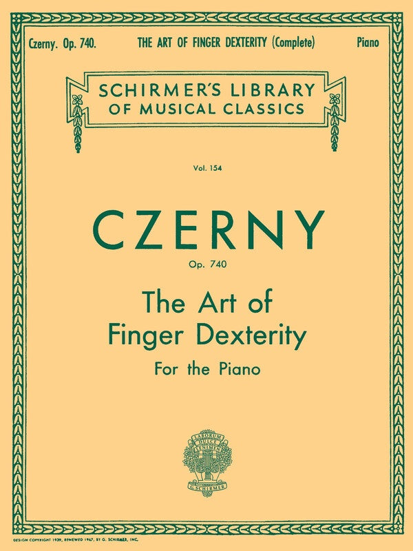 Czerny: The Art of Finger Dexterity, Op. 740 (Complete)