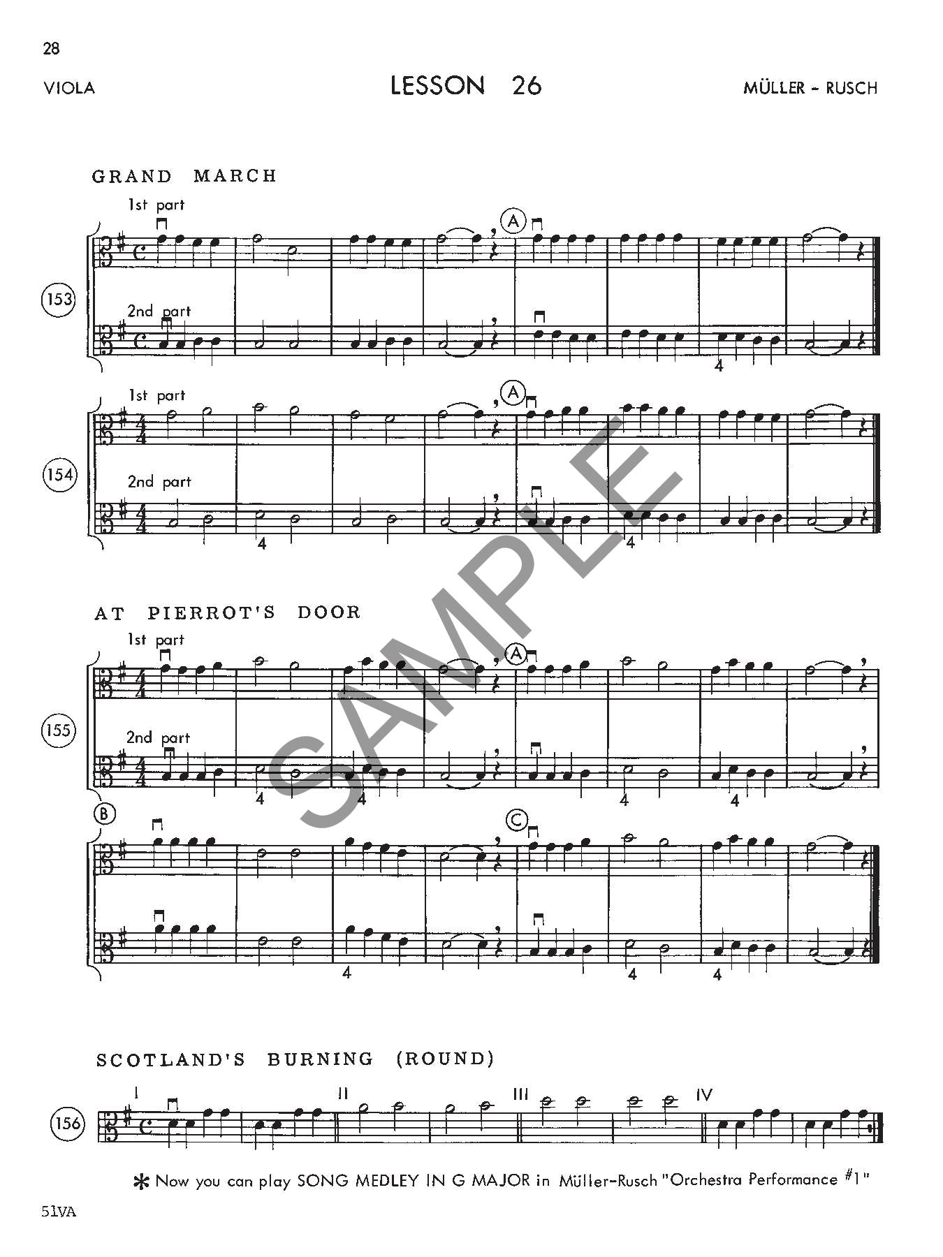 Müller-Rusch String Method Book 1 - Viola
