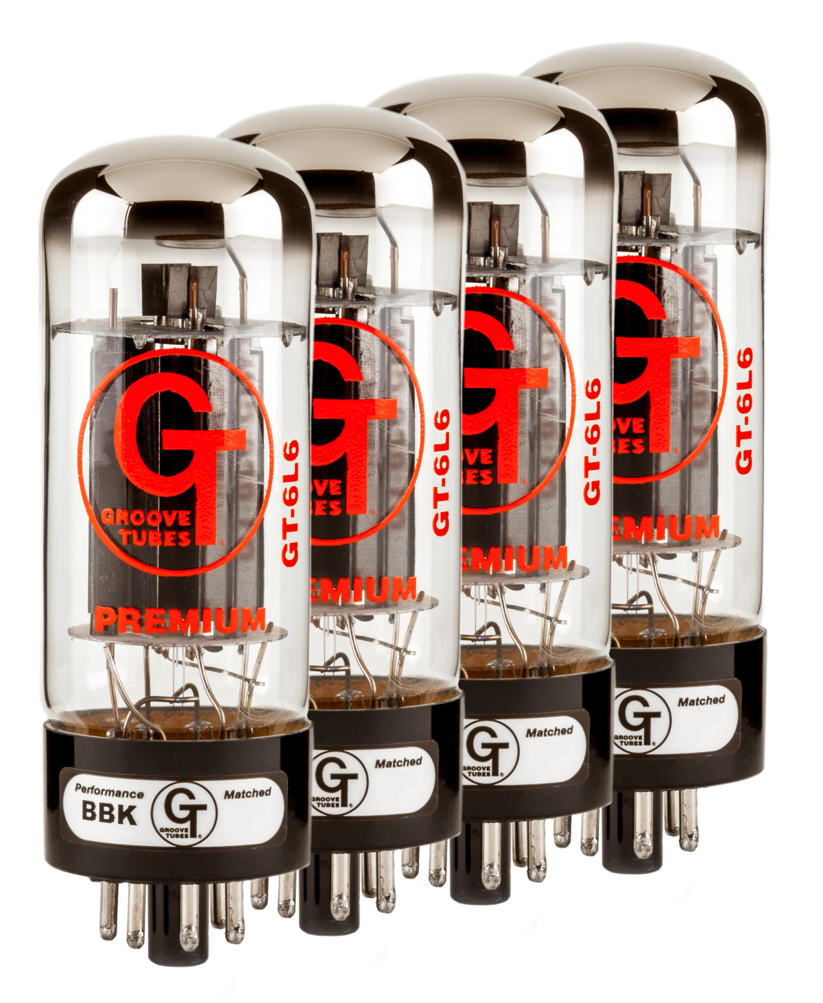 Power Amp Tubes | GT-6V6-S Quartet | Groove Tubes