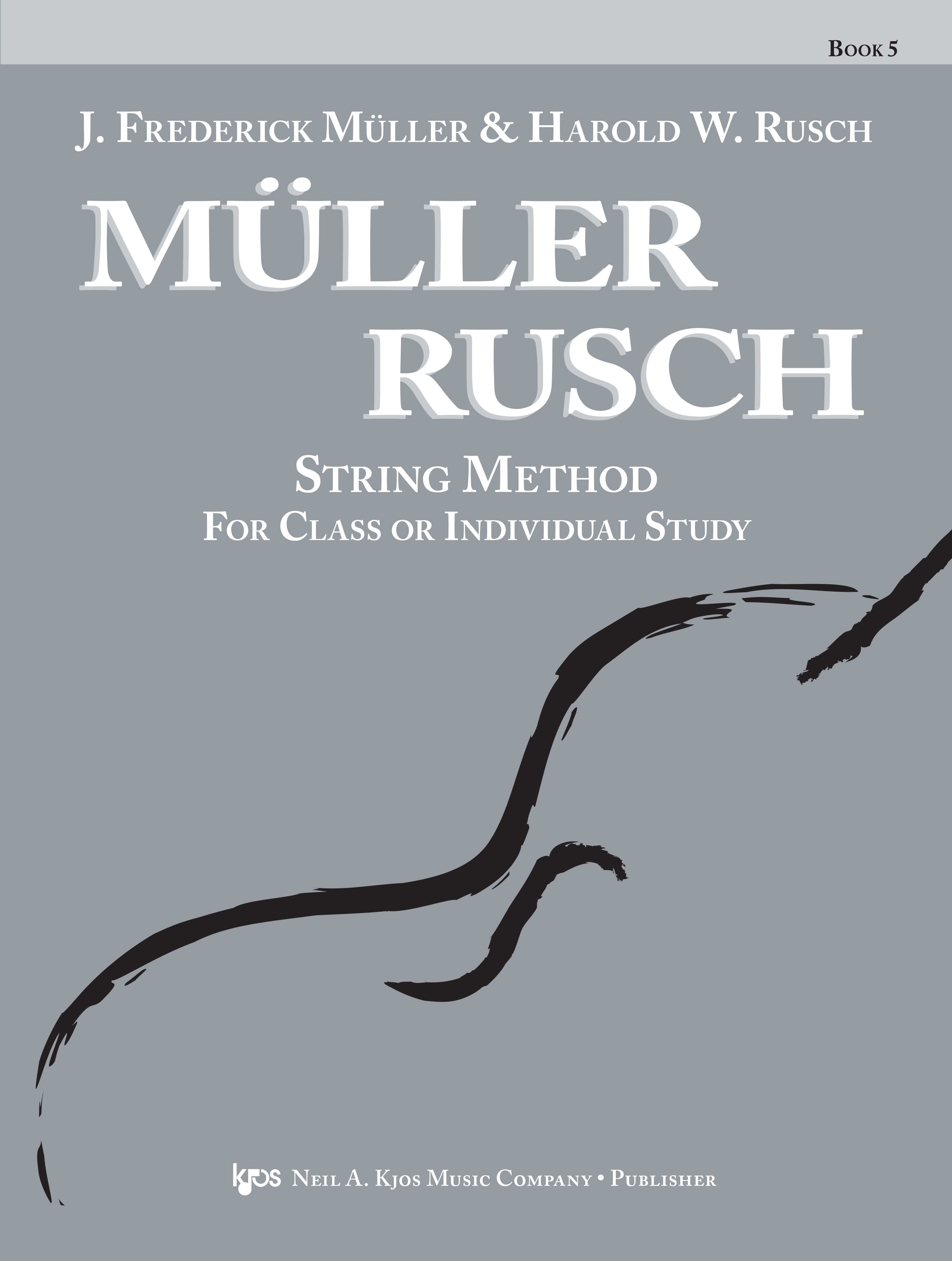 Müller-Rusch String Method Book 5 - Conductor Score/Piano Acc.
