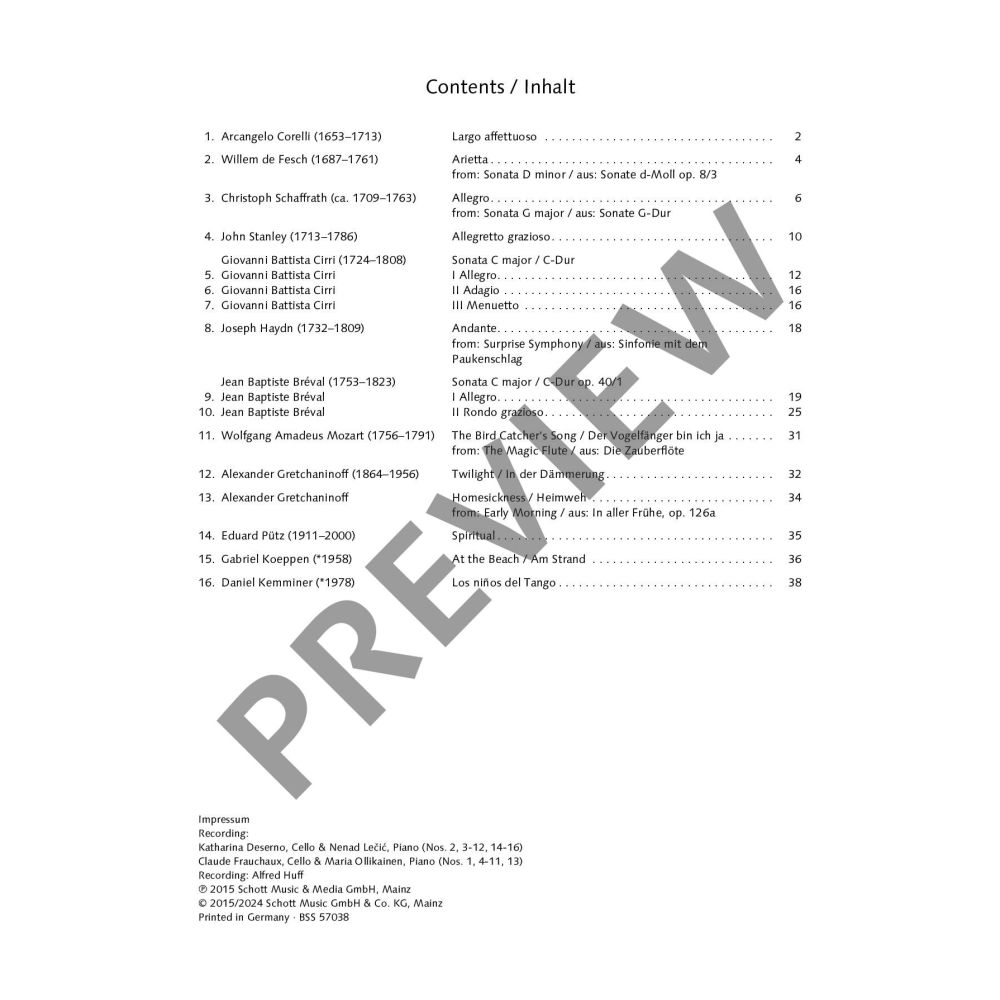 Easy Concert Pieces Volume 3 Cello and Piano