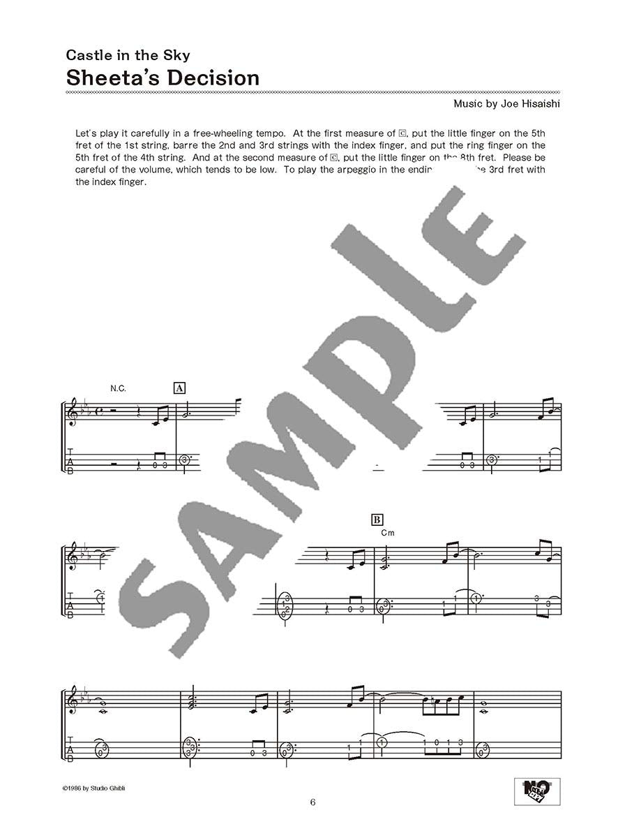 Studio Ghibli Songs for Solo Ukulele Vol. 1