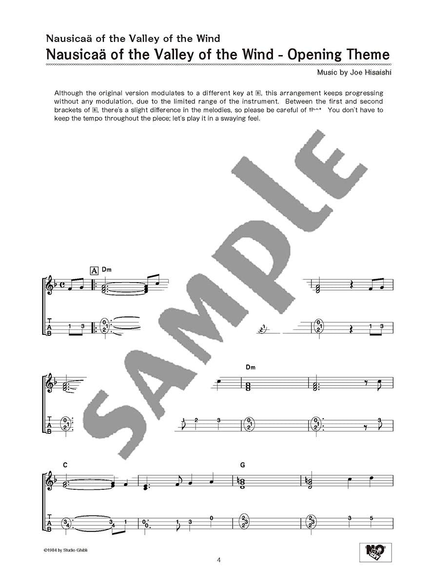 Studio Ghibli Songs for Solo Ukulele Vol. 1