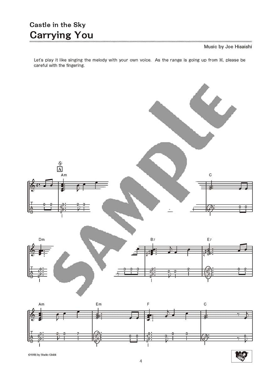 Studio Ghibli Songs for Solo Ukulele Vol. 2