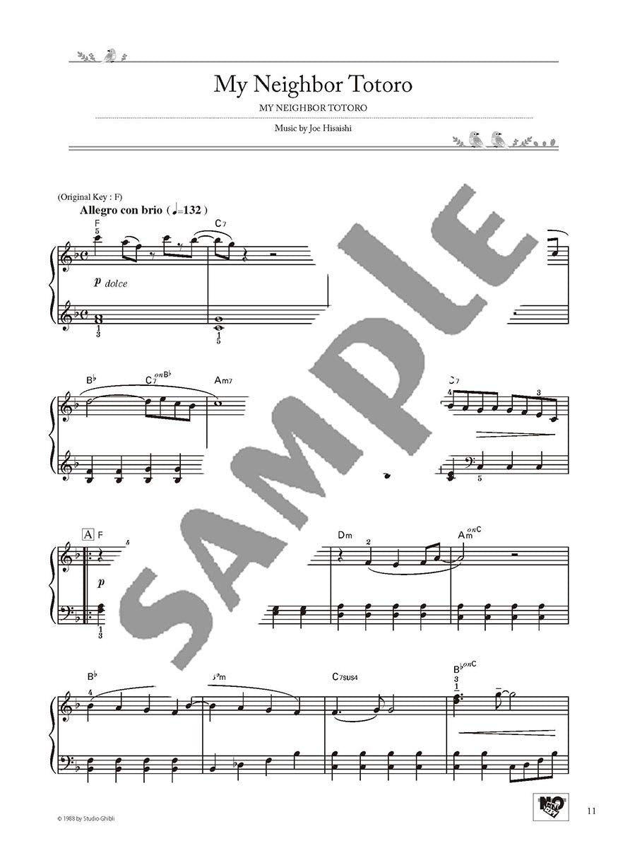 Studio Ghibli Best Hits for Intermediate Piano