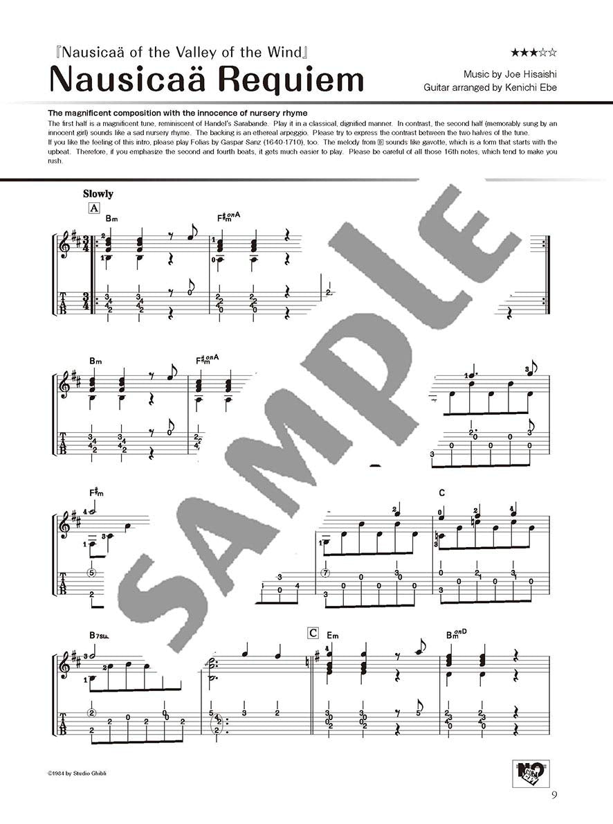 Studio Ghibli Songs for Solo Guitar Vol. 2