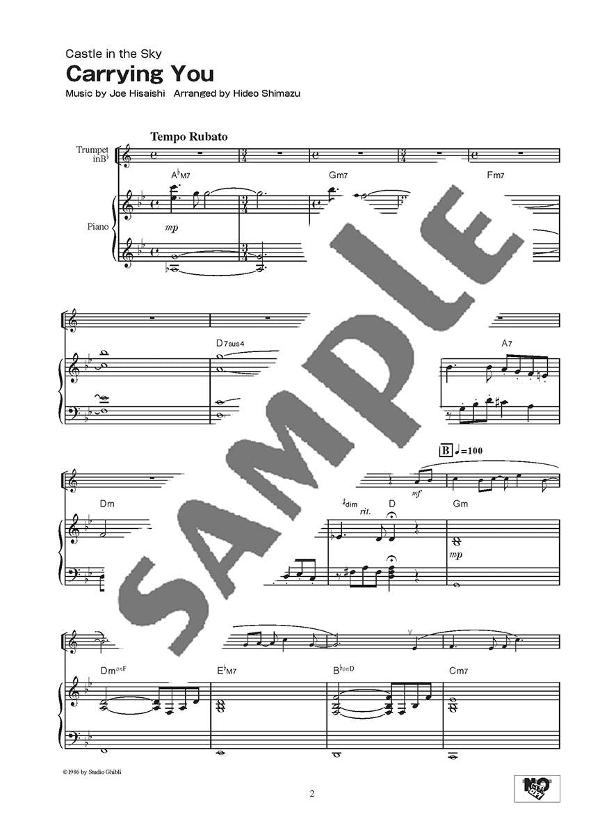 Studio Ghibli Songs for Trumpet & Piano