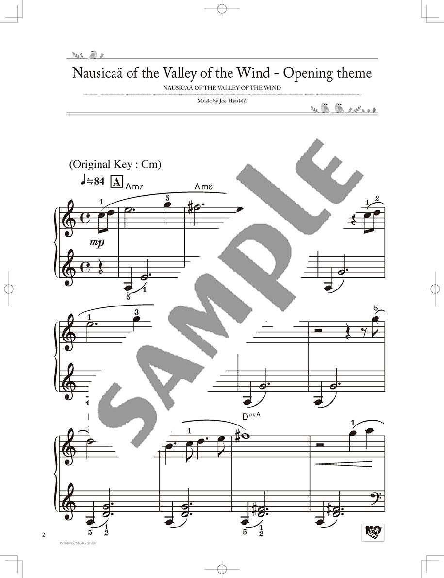 Studio Ghibli Best Hits for Entry Level Piano