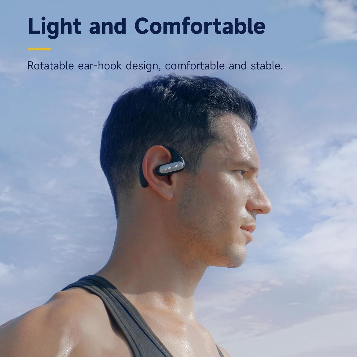 OpenRock Pro by OneOdio Open-Ear Air Conduction Sport Earbuds