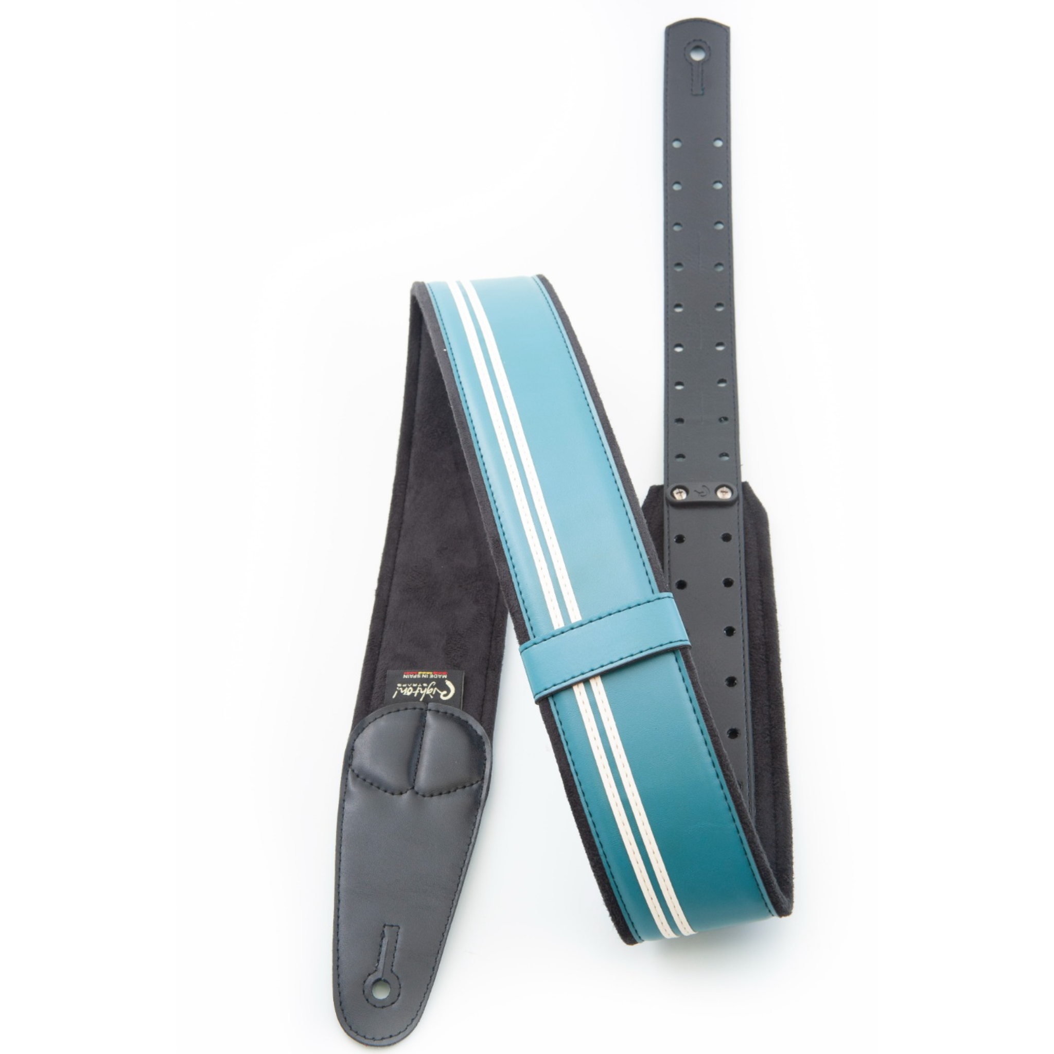 RightOn! Race-60 Guitar Strap, Teal