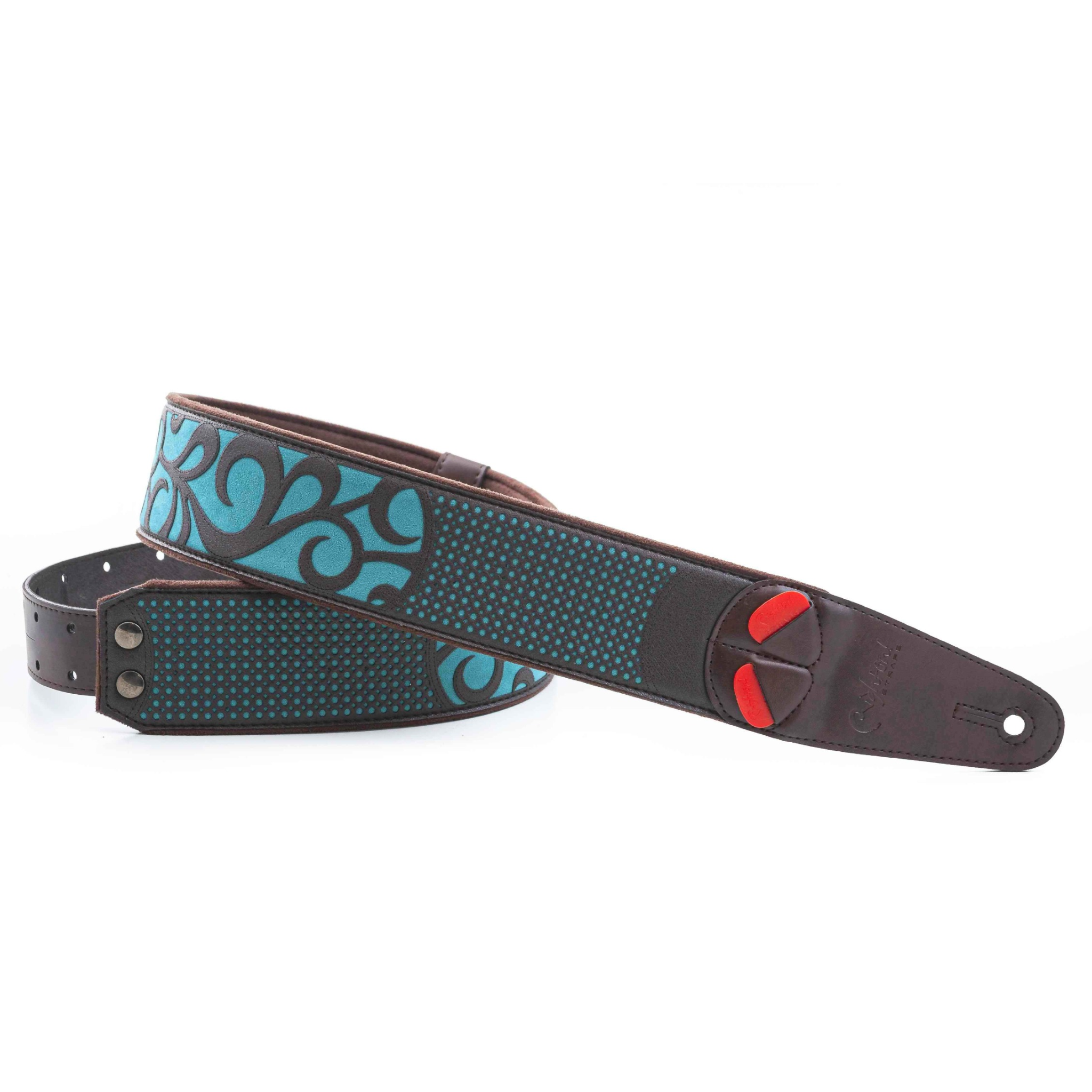 RightOn! Nashville Guitar Strap, Teal