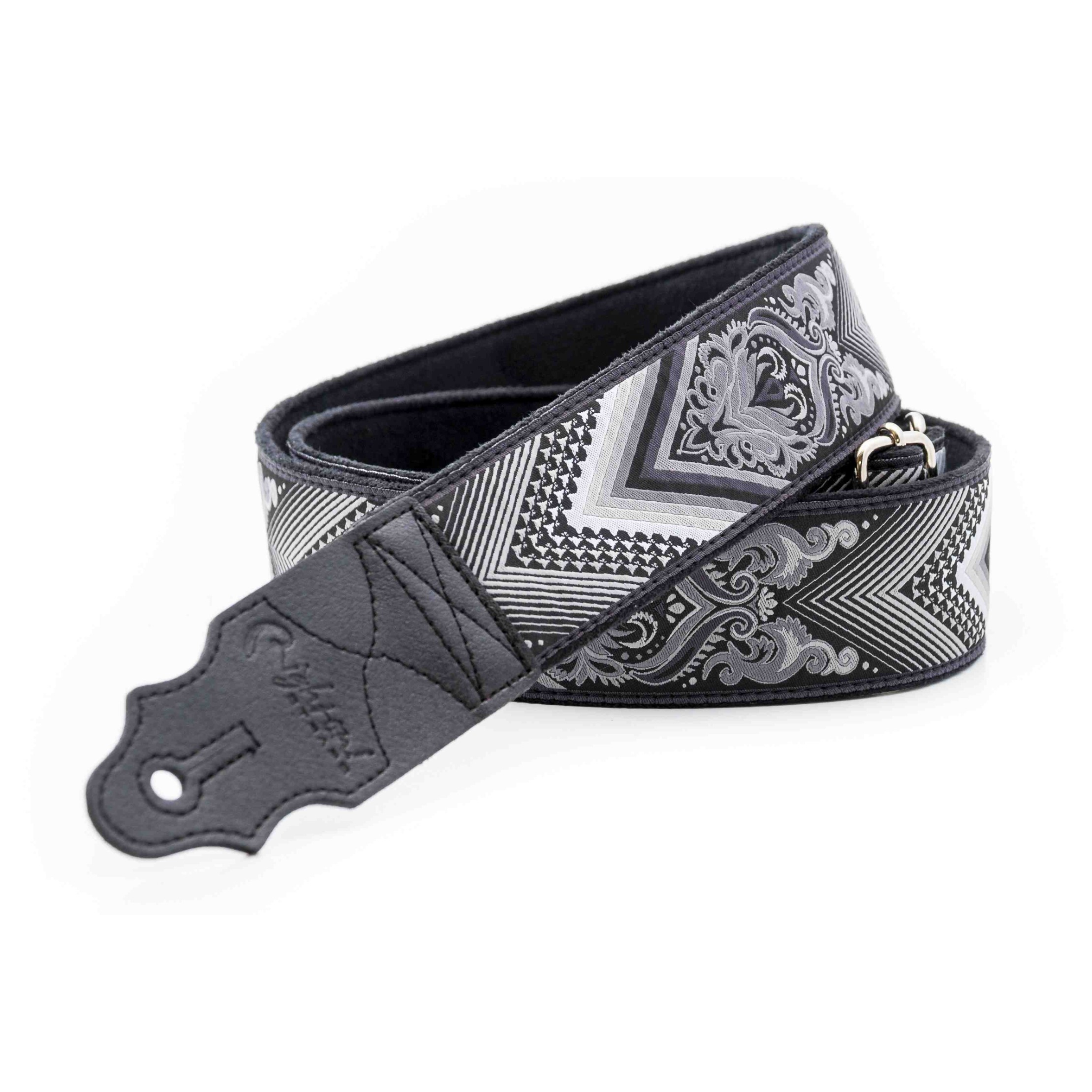 RightOn! Arrow Guitar Strap, Black