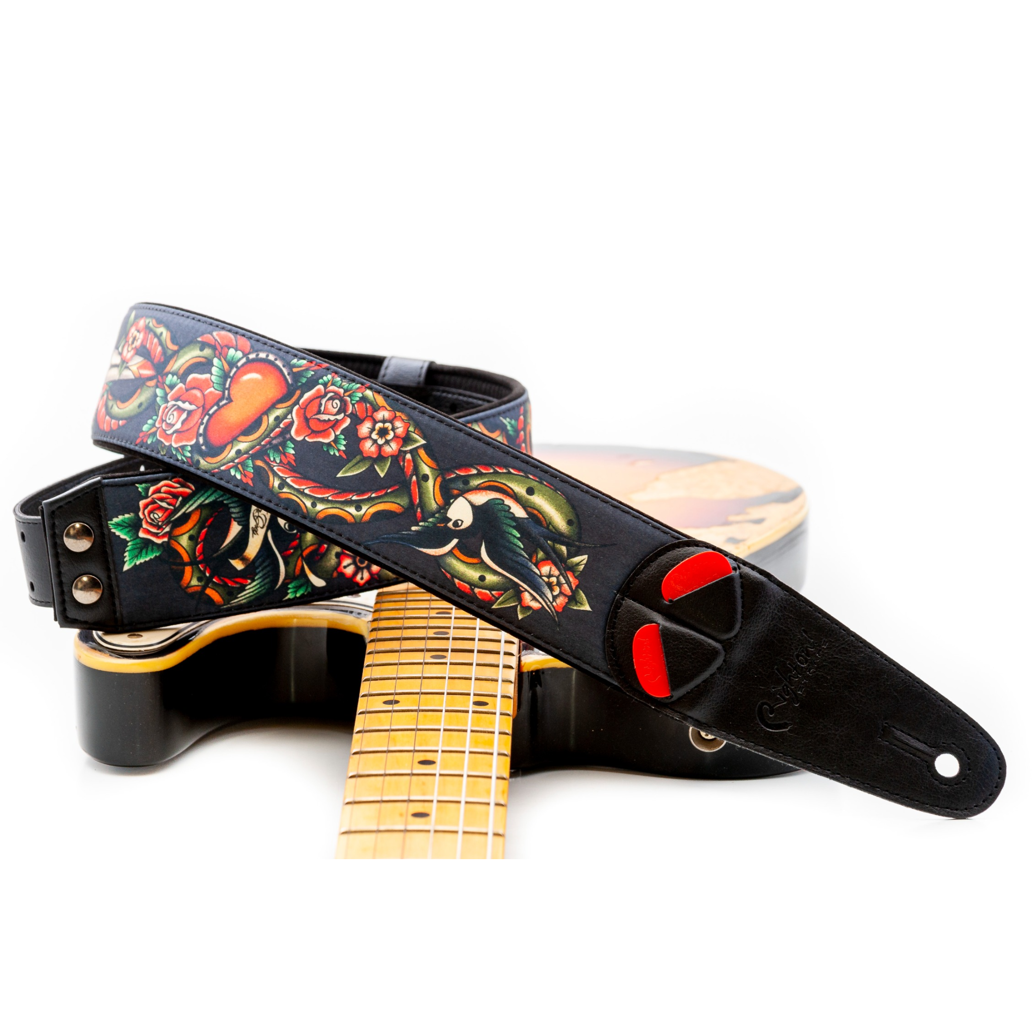RightOn! Tattoo Guitar Strap