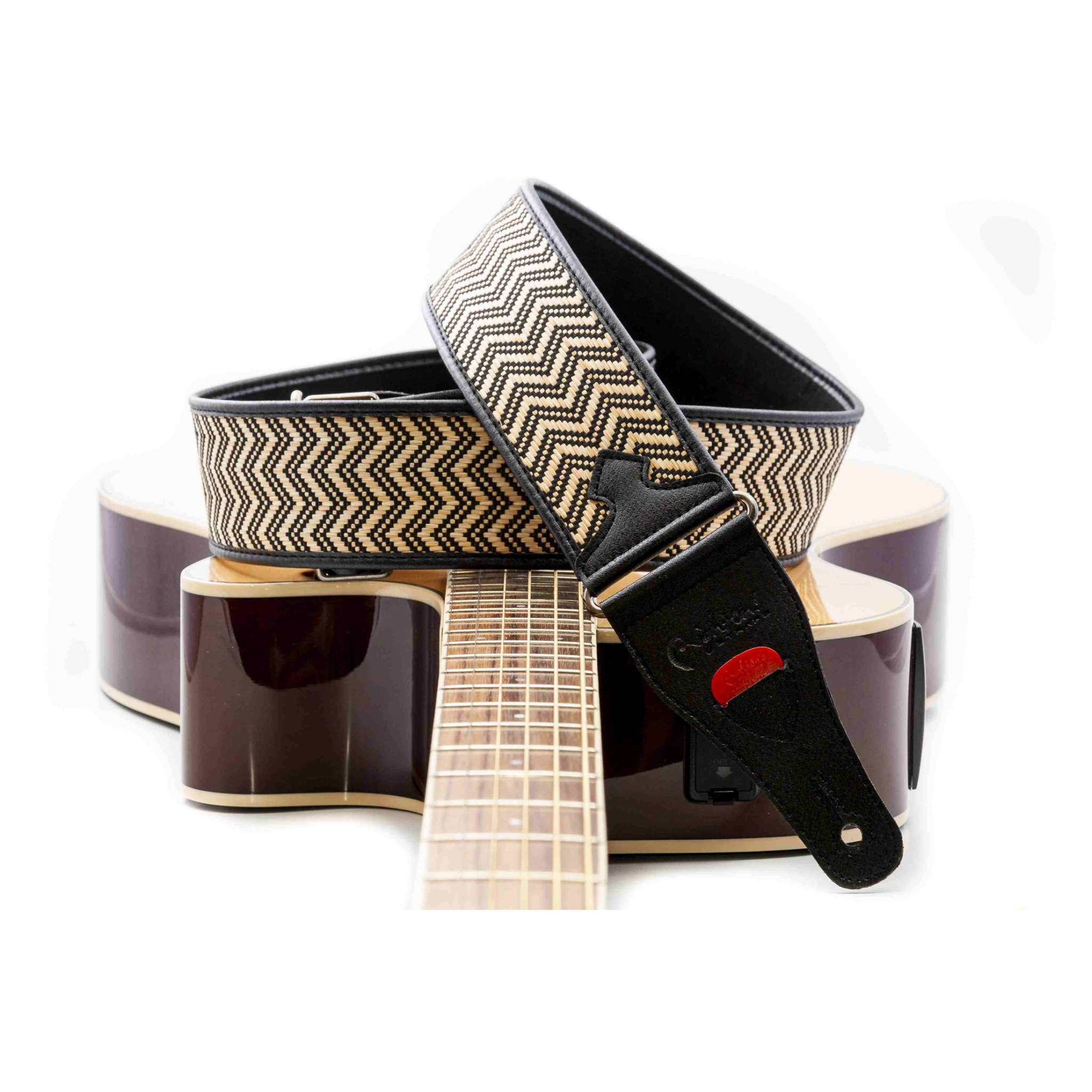 RightOn! VICTORIA Guitar Strap, Black