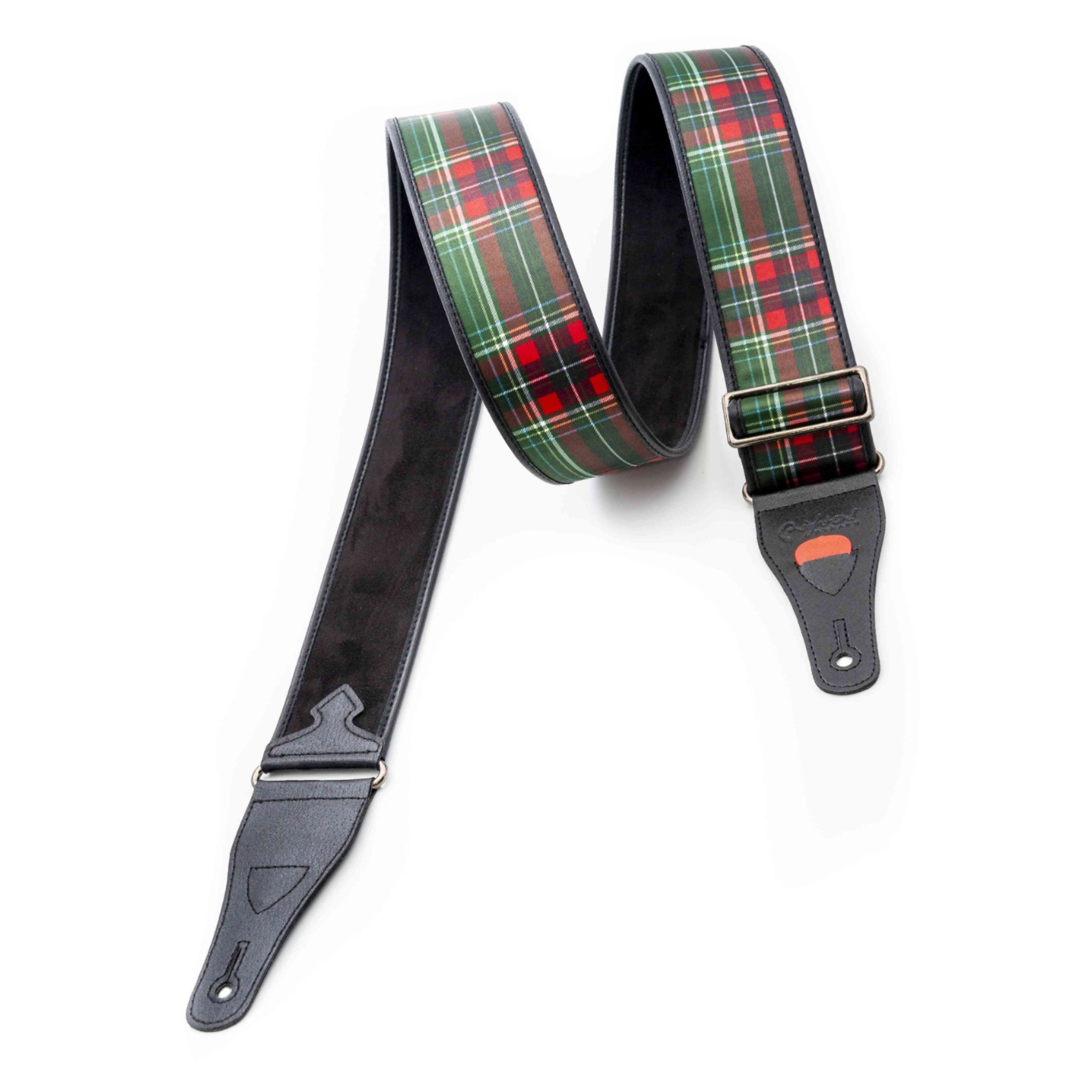 RightOn! TARTAN Guitar Strap, Green