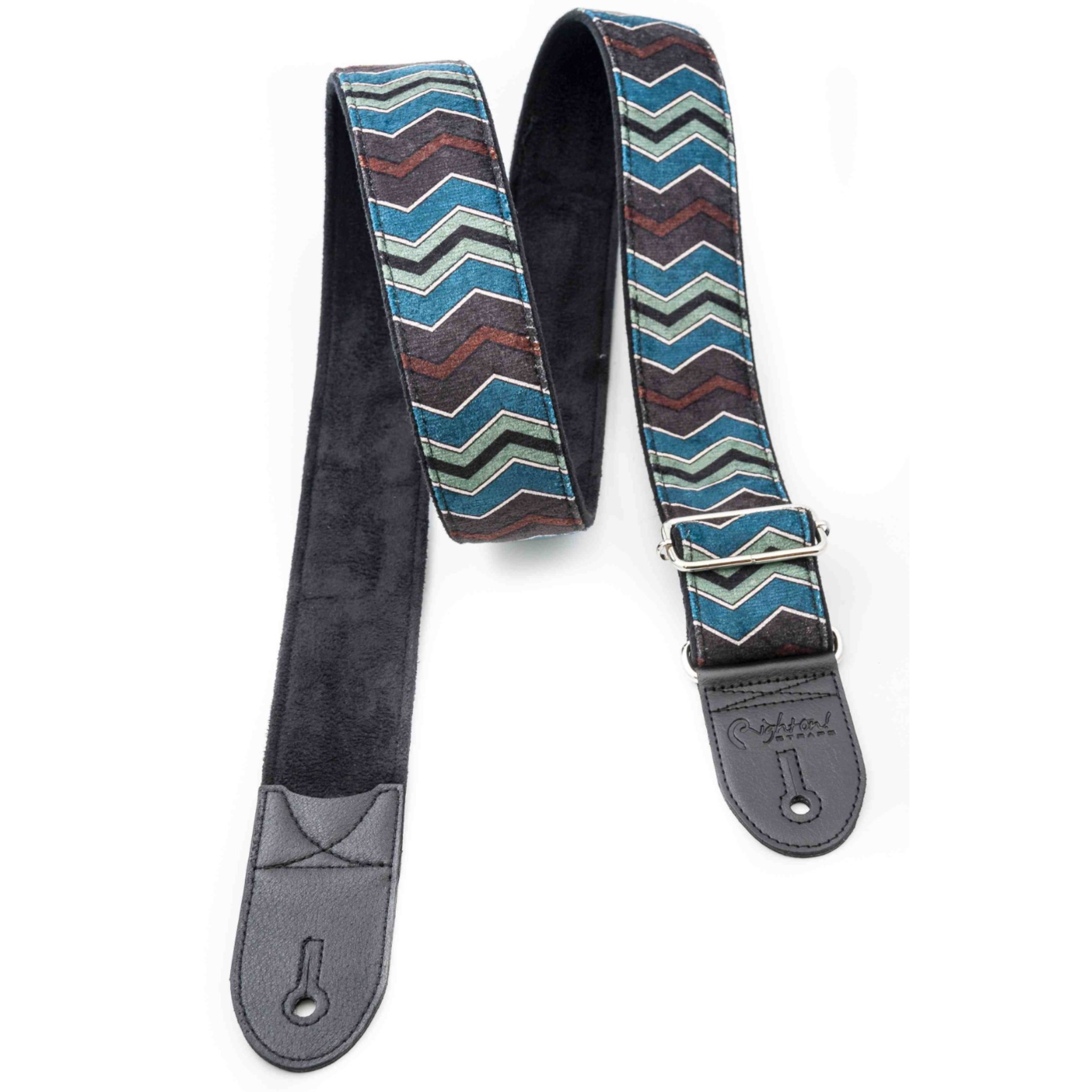 RightOn! ZIGGY Guitar Strap, Blue