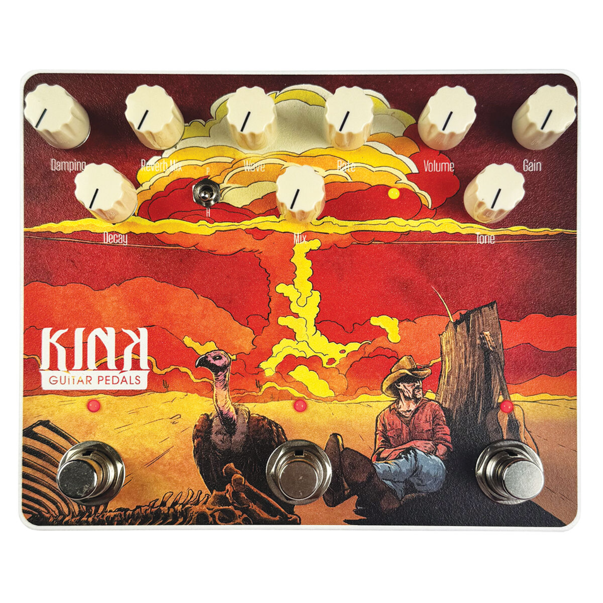Kink 'Atomic Spaghetti Plus' Overdrive Tremolo Reverb Pedal