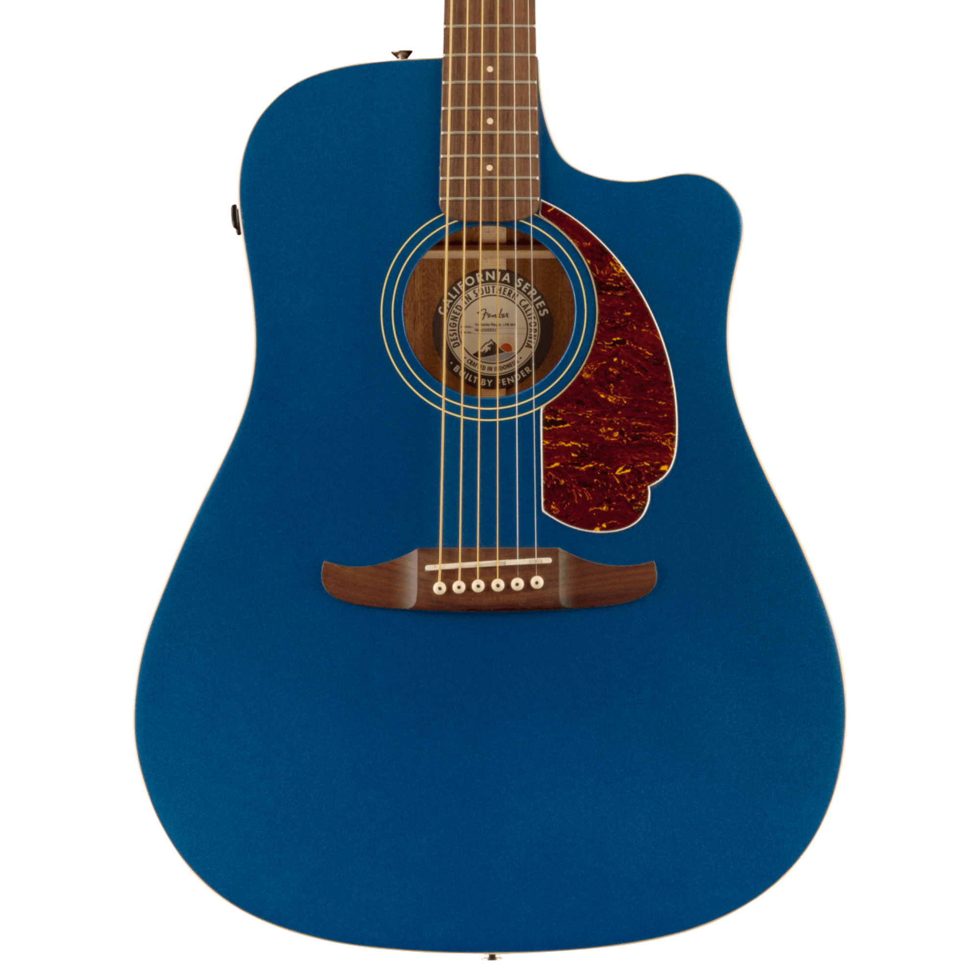 Fender Redondo Player Acoustic-Electric Guitar, Lake Placid Blue