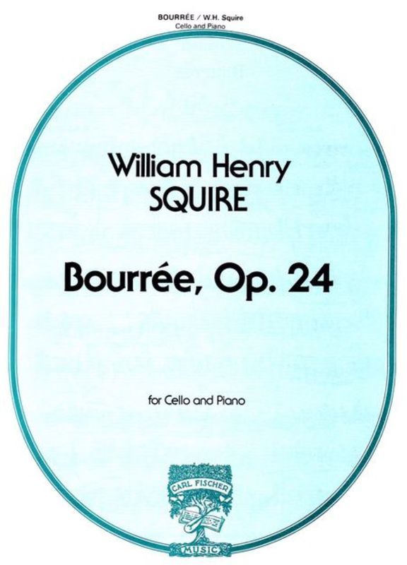 Squire: Bourree Op 24 for Cello and Piano